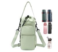 Bottle sacchetto - porta bottiglia d'acqua | Borsa per il corpo incrociato | Pouch di imbracatura delle bottiglie di acqua impermeabile | Copertina portatile a | Bere decantatori trasportatore
