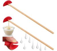 Bottle Silicone Scraper - Riutilizzabile Aiuti per Ottenere L'ultima Goccia, Silicone Spatola - 35 cm Flessibile Utensili e Kitchenaid, Manico Lungo Attrezzi Pulire (2 Pezzi)