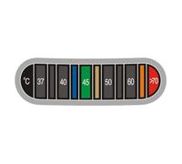 Bottle Sticker, Thermometer Strip, Heat Sensitive Reusable Easy Application Compact Lightweight Portable Reliable, Sticker Label for Home, 2.34 * 0.74Invhes