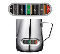 Bottle Thermometer Sticker, Liquid Crystal Temperature Strips, Adhesive Temperature Display For Fermenting Brewing Wine Beer Coffee Cup Accurate Easy Read Reusable Heat Sensitive Strip Home Kitchen