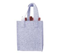 Bottle Wine Carrier Bag - Felt Wine Bottle Tote Bag, Felt Storage Tote For 6 Bottles | Holder Storage, Portable Grocery Bag for Picnic Birthday Camping Wedding