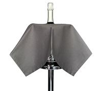 BOTTLECLOTHS - Original Collection, Panno per Bottiglie per Portaghiaccio, Cotone, 54 cm, Foro Centrale, Cerchio Cucito (Platino, Confezione da 1)