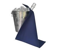 BOTTLECLOTHS - Original Collection, Panno per Bottiglie per Secchielli del Ghiaccio, Cotone, 42 cm, Foro ad angolo, Cerchio Cucito (Blu Reale , Confezione da 1)