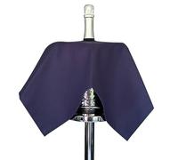 BOTTLECLOTHS - Original Collection, Panno per Bottiglie per Secchielli del Ghiaccio, Cotone, 54 cm, Foro Centrale, Cerchio Cucito (Blu Reale, Confezione da 1)