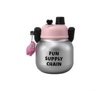 Bottled Convenience The 680ml Acciaio inossidabile Big Belly Water Container (grigio argento)