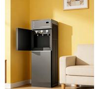 Bottom Carico Water Dispenser Caldo La Serratura di Sicurezza Temp 4.5-20L Bottiglia di Sicurezza Operazione silenziosa Progettazione elegante per il Dorm dell'Home Office Instant Hydration Friendly