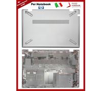 CLICK HELP Bottom Case Scocca Cover Inferiore Ricambio Certificato per HP Pavilion 15-CS 15-CW (Silver)