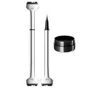 Bottom Lash Stamp, Waterproof Bottom Eyelash Makeup Tool Stencil, 10 x 8 x 5 cm Adorable Eyelashes Enhancer Tools, Felpa Lazy Lashes Stamp with Ink for Women, Girls