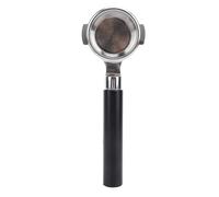 Bottomless Portafilter for E61 Coffee Machine | Stainless Steel Dual Ears Naked Portafilter | Pro Coffee Accessory for Baristas/Home Baristas/Coffee Shops (Black Ink)