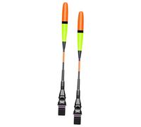 Bottone 2Pcs Luminoso Top Mount Luminously LED Float Night Fishing Tool Sensitive Luminously Float Sostituzione Boe di pesce LED