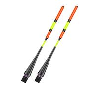 Bottone 2Pcs Luminoso Top Mount Luminously LED Float Night Fishing Tool Sensitive Luminously Float Sostituzione Boe di pesce LED