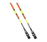 Bottone 2Pcs Luminoso Top Mount Luminously LED Float Night Fishing Tool Sensitive Luminously Float Sostituzione Boe di pesce LED