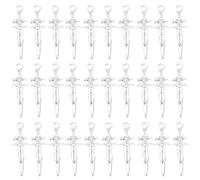 Bottone 30 ciondoli a forma di spade piccole, per la creazione di gioielli, adatti per collane e ciondoli artigianali, One Size, come descritto, come descritto