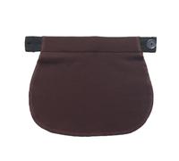 Bottone Allarga Pantaloni 1/5 pezzi pantaloni regolabili for gravidanza, jeans, cintura elastica in vita con bottone estensibile, accessori for indumenti(Brown,5 Pieces)