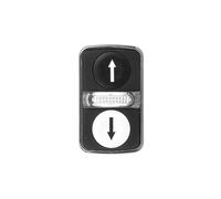 Bottone bianco coperto/nero sottolava coperto ZB4BW7A1724