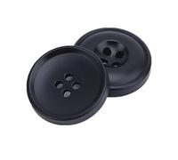 Bottone da cucito rotondo in resina, bottone da cucito per giacca retrò per uomo donna, bottoni per cappotto, Blu navy, 25 mm 10 pz