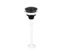 Bottone per WC da 38 mm per serbatoio dell'acqua ABS, pulsante monocomando, moderno, argento, nero, oro, oro rosa, robusto, durevole, facile da montare, per il bagno, il serbatoio del WC, di ricambio