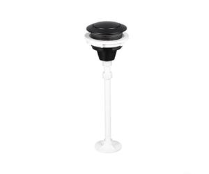 Bottone per WC da 38 mm per serbatoio dell'acqua ABS, pulsante monocomando, moderno, argento, nero, oro, oro rosa, robusto, durevole, facile da montare, per il bagno, il serbatoio del WC, di ricambio