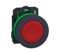 Bottone piatto in plastica. rosso fi30 Harmony XB5 XB5FA42