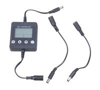 Bottone Regolatore automatico di luce per acquari con luminosità regolabile Impostazione timer Operazioni facili Albe Tramonto Simulazione