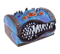 Bottone RPG Dices Box Monsters Horror Mimic Petto Collana Orecchini Organizer Storage Resina Ornamenti Dadi