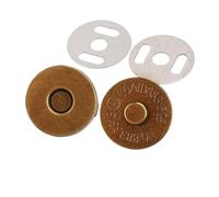 Bottoni 10 pezzi/confezione 14-18 mm bottoni automatici magnetici fermagli for borsetta portafoglio borse artigianali parti accessori(14mm Bronze)