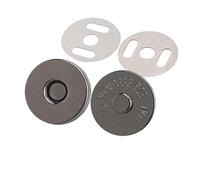 Bottoni 10 pezzi/confezione 14-18 mm bottoni automatici magnetici fermagli for borsetta portafoglio borse artigianali parti accessori(14mm Black Gun)