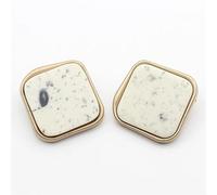 Bottoni 10pcs 30mm Big Buttons For Coat Convex Flat Design Black For Clothing Sewing Accessories Pink Square For Shirt(White,15mm-10pcs)