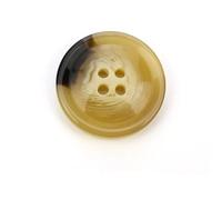 Bottoni 20pcs Imitation Horn Coat Sewing Buttons For Clothing Sweater Cardigan Decorative Button Garment Accessorie 15-30.5mm per fai da te(21,23mm Dia.)