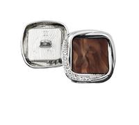 Bottoni 3 pezzi bottoni in metallo con strass quadrati di lusso for accessori da cucito for abbigliamento, for camice donna, for lavori(LA-5-84-3,25mm)