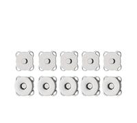 Bottoni 5 pz/set bottoni automatici magnetici quadrati fermagli for borsetta portafoglio borse artigianali parti accessori 11mm 15mm 19mm scegli colore(Silvery,14mm)
