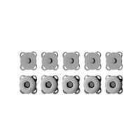 Bottoni 5 pz/set bottoni automatici magnetici quadrati fermagli for borsetta portafoglio borse artigianali parti accessori 11mm 15mm 19mm scegli colore(Noir,14mm)