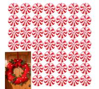 Bottoni A Di Zucchero - 50 Pezzi Decorativi Rotondi - 4 Fori Bottoni Resina Di Zucchero | Per Riparazione Di Maglioni E Abbigliamento Femminile Durante Le Feste Tessuto E Indumenti