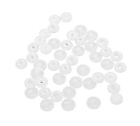 Bottoni a pressione in plastica, 1000 set di bottoni a pressione in resina innocua per realizzare pannolini e vestiti impermeabili (bianco T3)