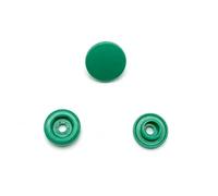 Bottoni a pressione in plastica 12 mm 1,2 cm colore verde scuro 100 set per lotto AT1Q