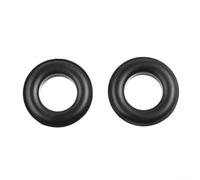 Bottoni a pressione in plastica con occhielli in resina personalizzabili con diametro interno di 15 mm (10 pezzi nero)