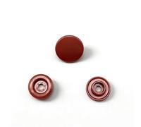 Bottoni a pressione in resina marrone 12 mm 1,2 cm chiusura a scatto in plastica bottoni a pressione bottoni automatici per cucire in pelle abbigliamento artigianale 100 set per lotto AT1S