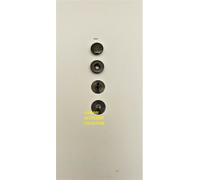 Bottoni a pressione per torchietto Serie FF DIAM.TESTA MM.12 in OTTONE(pezzi100)