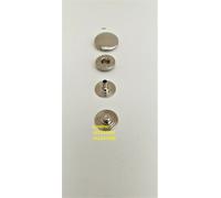 Bottoni a pressione per torchietto Serie FF DIAM.TESTA MM.17 in OTTONE(pezzi100)