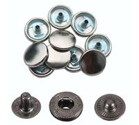 Bottoni A Scatto A Molla 15Mm 4 Pezzi Chiusure Per Fai Da Te In Pelle