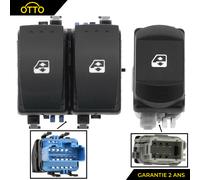 Bottoni Alzacristallo Vetro Anteriore SX E Dx Accettati per Renault Megane 2