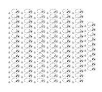 Bottoni Automatici a Pressione in Metallo per Tessuti, 100 Set Borchie Rotonde in Rame 8mm - Resistenti e Decorativi, Senza Bave, Ideali per Abbigliamento e Accessori Fai da Te (9 mm)