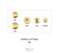 Bottoni automatici a pressione tipo ALFA2 in Ferro o Ottone Ø 15,5/17mm 100 pz