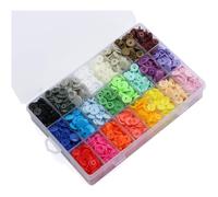 Bottoni automatici colorati 408 pz, plastica, fai da te, quilting