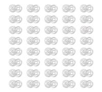 Bottoni Automatici Plastici, Plastici Bottoni Trasparenti, Bottoni Automatici Invisibili Da Cucire, 7mm, 40 Paia