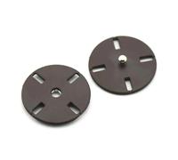 Bottoni automatici rotondi multifunzionali in metallo da 10-25 mm, adatti per bottoni fai da te per giacche e abbigliamento, adatti per accessori da cucito per abbigliamento.,Caffè,18mm 20 pezzi