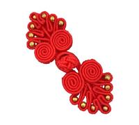 Bottoni cinesi Chiusura Nodo Chiusura Cucito Sette Perline Pulsante Cheongsam Artigianato Tang Camicia Cardigan Abbigliamento Nodi Cinesi Bottoni per Cheongsam