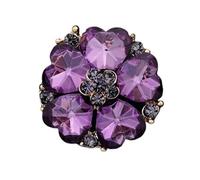 Bottoni con Strass Cappotto con colletto e bottoni strass for gonna da 1 pezzo 30 mm(Purple)
