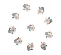 Bottoni Con Strass Da Donna 10 bottoni con strass a forma di fiore for forcine for capelli, abbigliamento, decorazione, vintage, artigianato fai da te, accessori for cucire(Color 8)