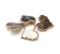 Bottoni da cucire, Bottoni in metallo, 6 bottoni vintage a forma di cuore in metallo dorato for abiti da sposa e cappotti(30mm)
